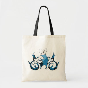 Synch Swimming Illustration Tote Bag