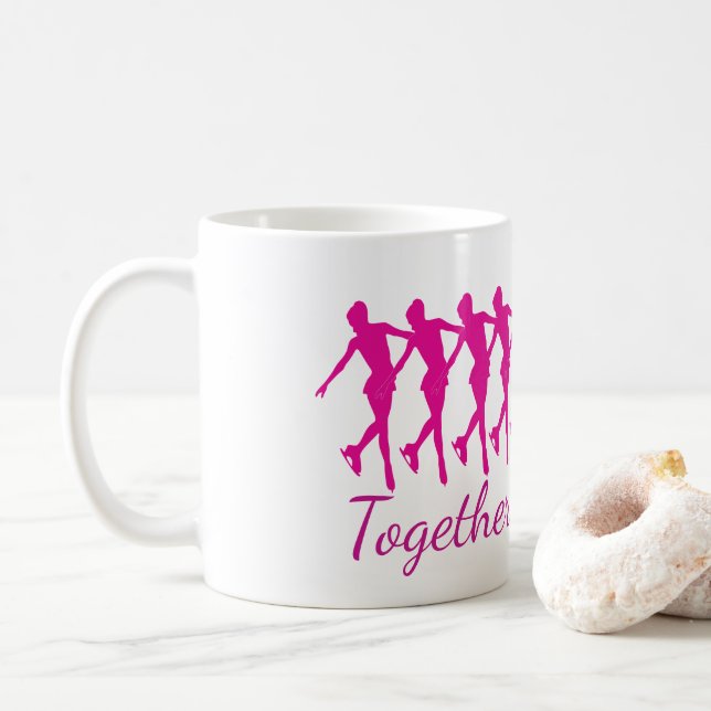 SYNCHRO FIGURE SKATE MUG GIFTWARE (With Donut)