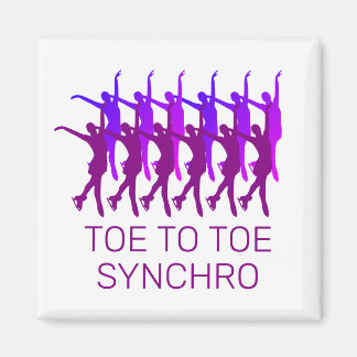 Synchro Figure Skating Giftware Magnet
