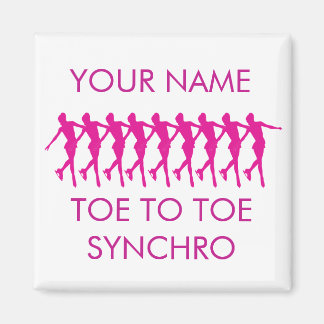 SYNCHRO FIGURE SKATING MAGNET