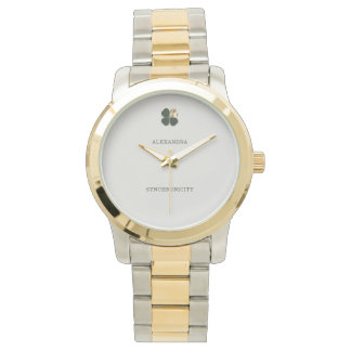 Synchronicity Gold Clover Luxe Oversized Power Watch