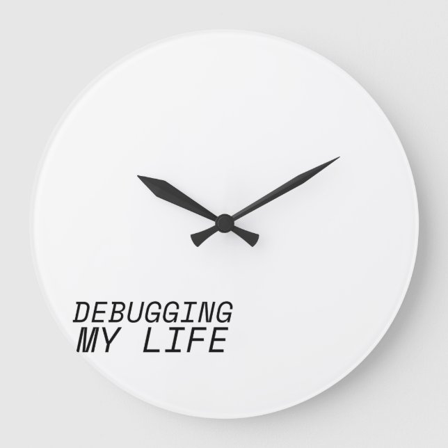 Synchronised Execution Minimalist Large Clock (Front)