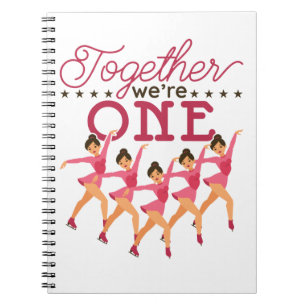 Synchronised Skating Together We're One Notebook