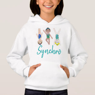 Synchronised Swimmer Girls Swim Team Synchro