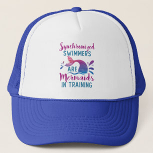 Synchronised Swimmers Are Mermaids In Training Trucker Hat