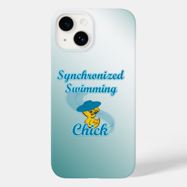 Synchronised Swimming Chick #3 Case-Mate iPhone Case (Back)