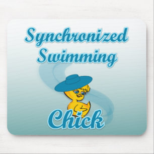 Synchronised Swimming Chick #3 Mouse Pad