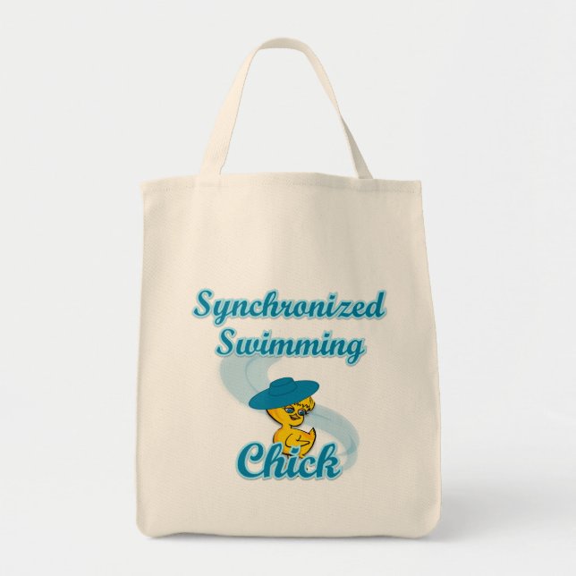 Synchronised Swimming Chick #3 Tote Bag (Front)