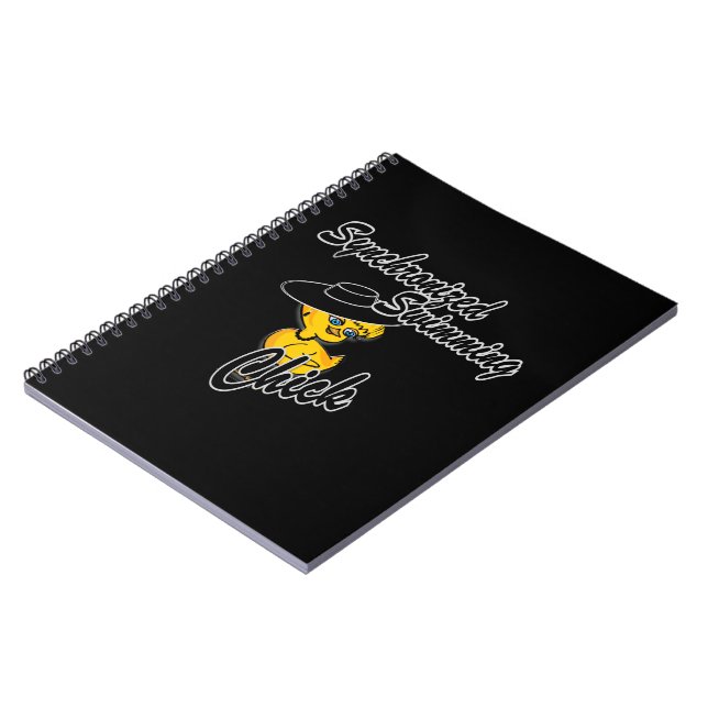 Synchronised Swimming Chick #4 Notebook (Left Side)