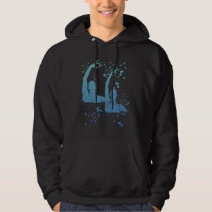 Synchronised Swimming Colorsplash Team Artistic Sw Hoodie