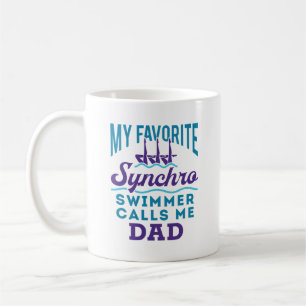 Synchronised Swimming Dad Synchro Coffee Mug