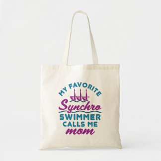Synchronised Swimming Mum Favourite Synchro Swimme Tote Bag