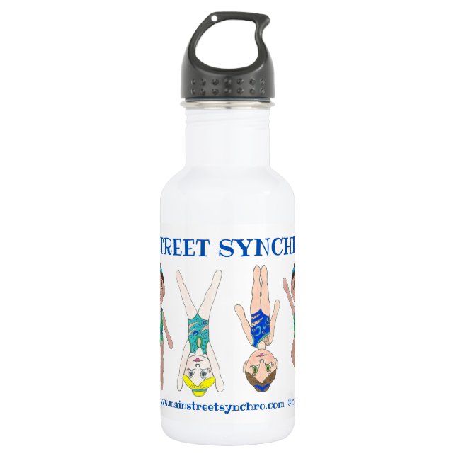 Synchronised Swimming Swim Team Pool Coach Club 532 Ml Water Bottle (Front)