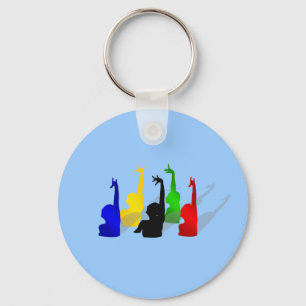 Synchronised swimming Synchronised swimmers Key Ring