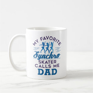 Synchronized Skating Dad \Favorite Synchro Skater Coffee Mug