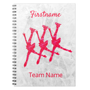 Synchronized skating journal - Arabesque red ice