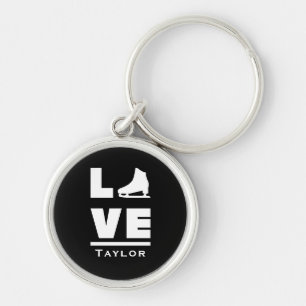 Synchronous Love And Live Figure Skating Key Ring