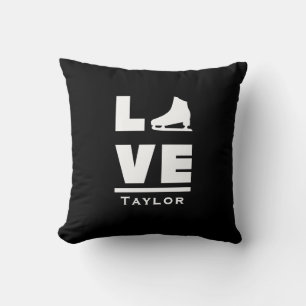 Synchronous Love And Live Figure Skating Name Text Cushion