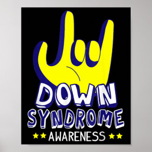 Syndrome Awareness I Love You Asl Hand Sign