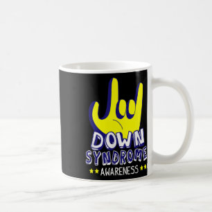 Syndrome Awareness I Love You Asl Hand Sign Coffee Mug