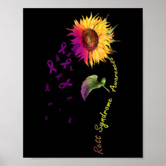 Syndrome Awareness Sunflower Poster