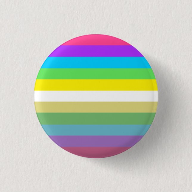 Synesthegender Pride Flag 3 Cm Round Badge (Front)