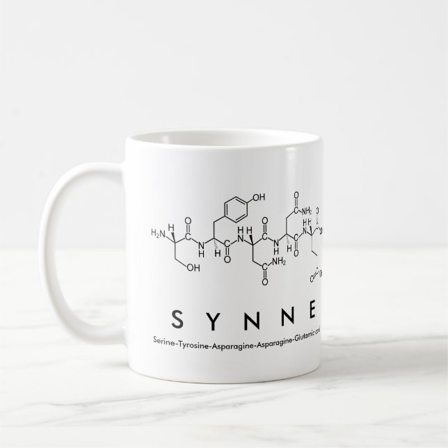 Synne peptide name mug (Left)