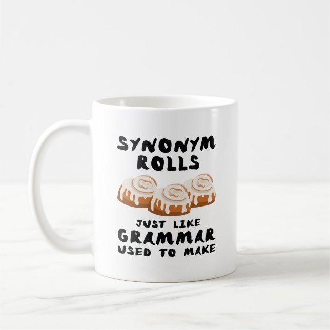 Synonym Rolls Coffee Mug (Left)