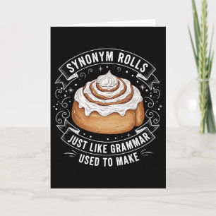 Synonym Rolls Just Like Grammar Used To Make Engli Card