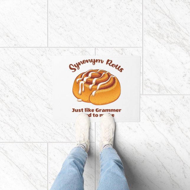 Synonym Rolls Just Like Grammer Used To Make Doormat (Indoor)