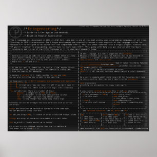 Syntax and Methods in the C langauge Poster
