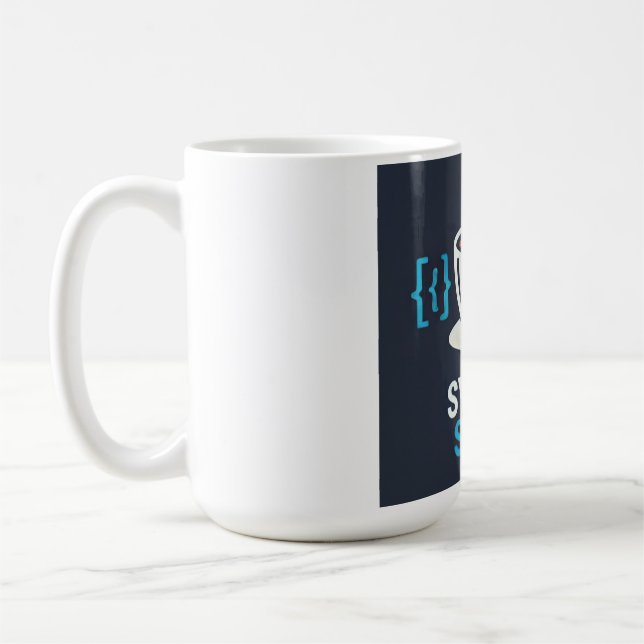 Syntax Saver Coffee & Code Coffee Mug (Left)