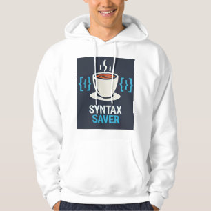 Syntax Saver Coffee & Code - Premium Pullover Hood