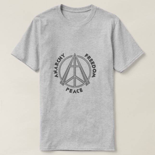 Synthesis of Anarchy, Freedom & Peace T-Shirt (Design Front)