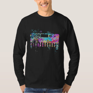 Synthesizer Instrument Silhouette Synthesizers T-Shirt