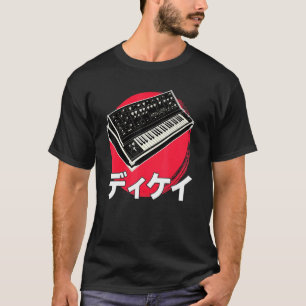 Synthesizer Japanese Analogue Synthwave Techno Syn T-Shirt