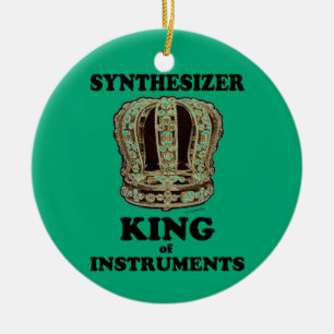 Synthesizer King of Instruments Ceramic Ornament