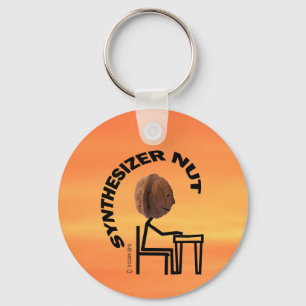 Synthesizer Nut Key Ring