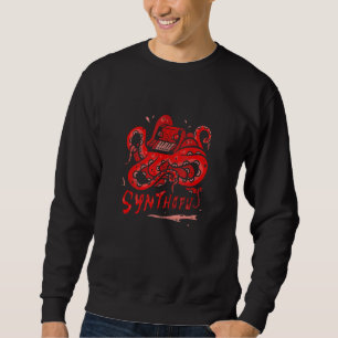 Synthesizer Octopus Analogue Dj Nerd Producer Daw Sweatshirt