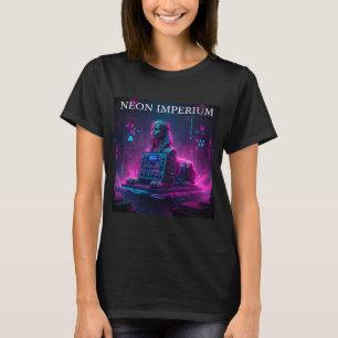 Synthesizer Sphinx - Cyberpunk Egyptian Roman Mash T-Shirt