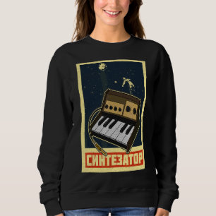Synthesizer Synth Keyboard Electronic Musicians Mo Sweatshirt