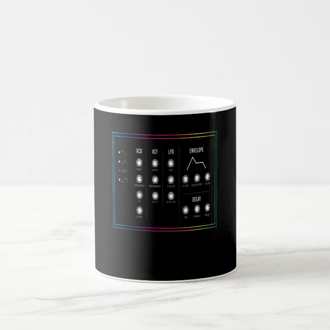 Synthesizer Synthi Music Coffee Mug (Center)