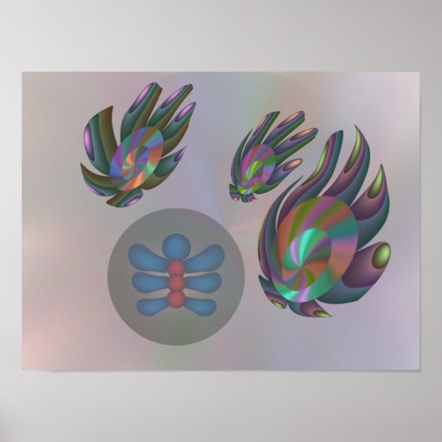 Synthetic discs and life form poster (Front)