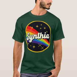 Synthia Rainbow In Space Vintage Style T-Shirt