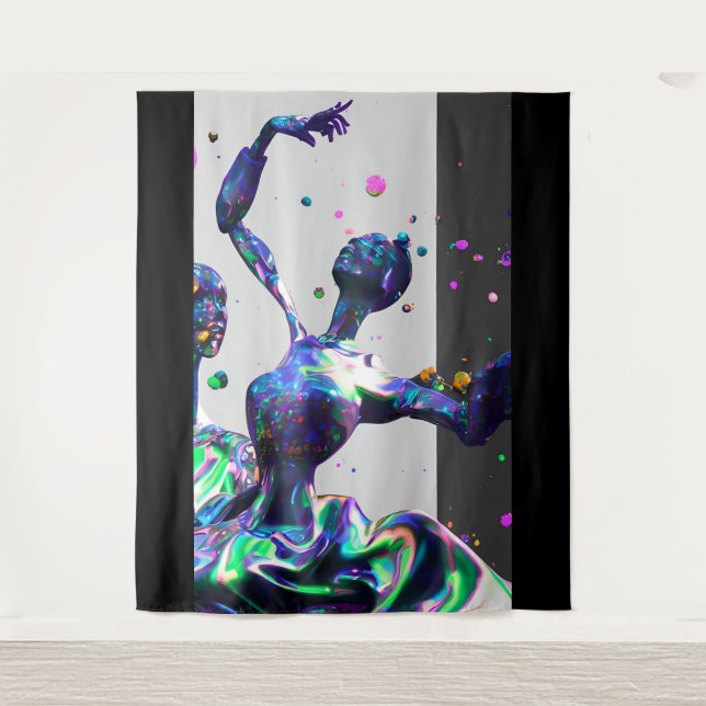 Synthographic Ballet Winner Tapestry (Front)