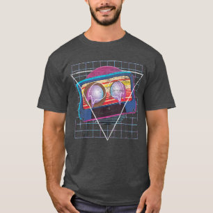 Synthwave 80s Music Lover Cassette Retro Vaporwave T-Shirt