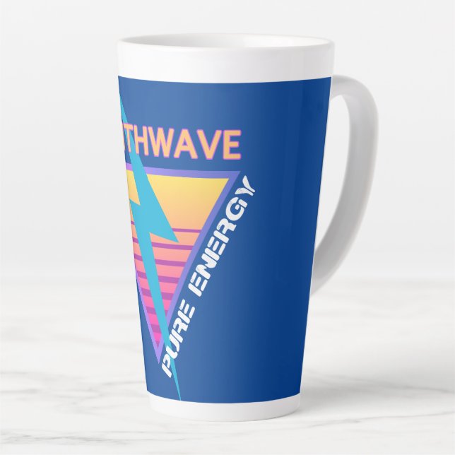 Synthwave Latte Mug (Right Angle)