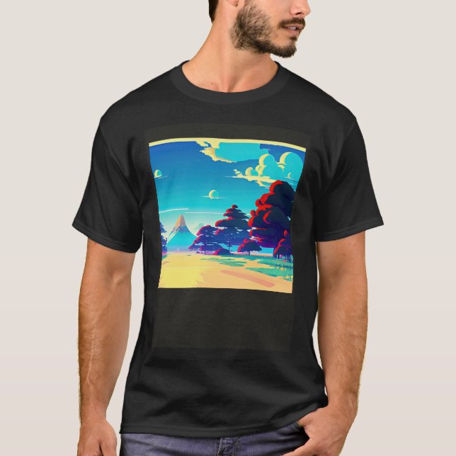 Synthwave outrun retrowave futuresynth sci fi  88 T-Shirt (Front)