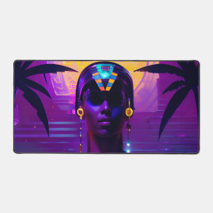 Synthwave Pharaoh Desk Mat