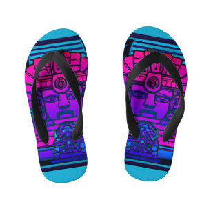 Synthwave Pharaoh Kid's Thongs